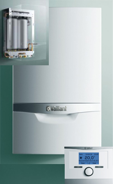 VAILLANT ECOTEC PLUS 246 24 KW (VMW ES 246/5-5) con actoSTOR VIH CL 20 S con plantilla y kit evac.PP