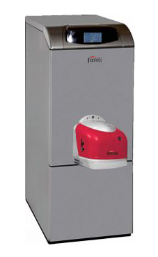FERROLI ATLAS D30 K 100 L de pie de 30 Kw. mixta depósito vitrificado de 100 litros