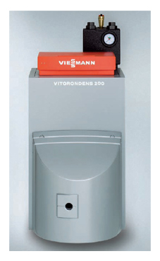 VIESSMANN VITORONDENS 200-T BR2A 20,2 de pie de 18,8-20,2 Kw solo calefacción con regulación vitotronic 200 KO2B quemador vitoflame 300 presurizado (para estanco coaxial consultar)