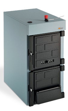 DOMUSA Mixtherm 20 caldera de hierro fundido para leña y carbón de 20 Kw. En carbón y 17 Kw. En leña.(troncos de 20 cm.)