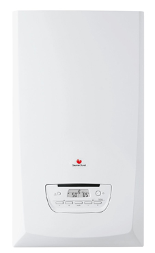 SAUNIER-DUVAL THEMA CONDENS AS 25  de 26,7 KW con placa de conexiones y ventosa